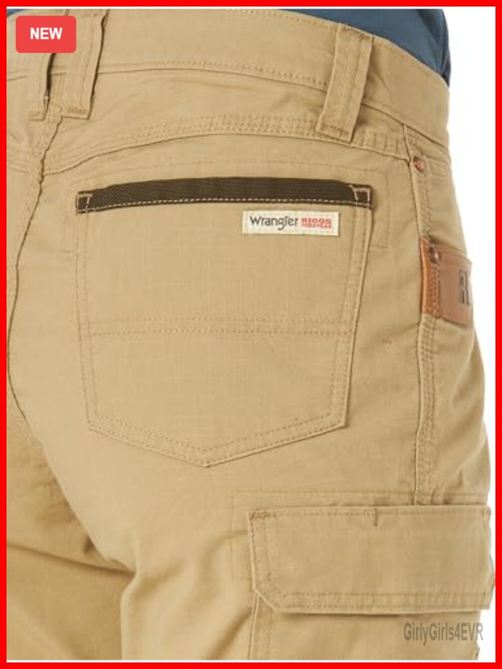 Riggs Workwear Ranger Cargo Pant Mid Rise Straight Leg Stretch Ripstop - Picture 6 of 6